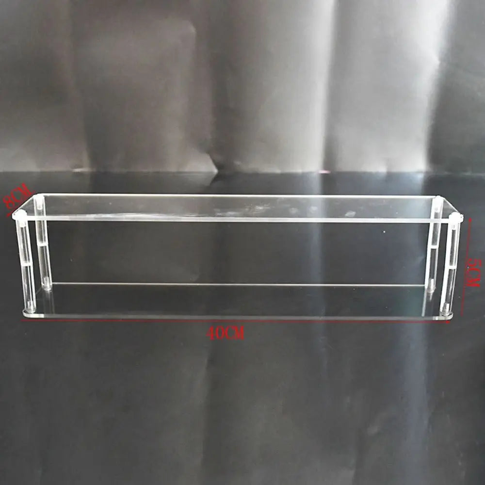 1-5 Tier Acrylic Display Stand Durable Display Rack For Cupcake Perfume Doll Transparent Trapezoidal Blind Box Storage Shelf