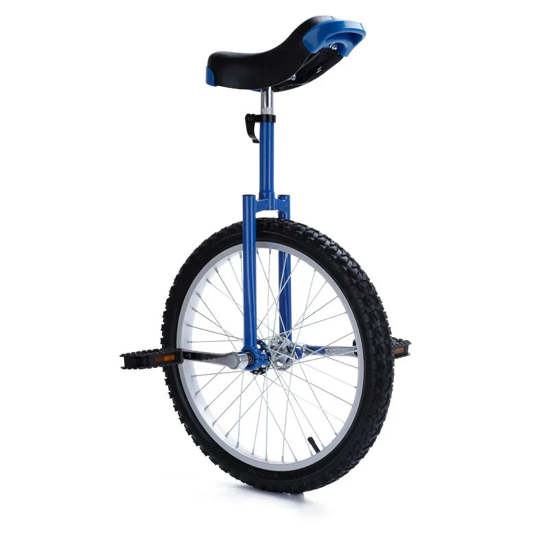 24'' Unicycle Monocycle Men Children Adult Balance Bike Funny Acrobatics Single-Wheel Lock Wheelbarrow