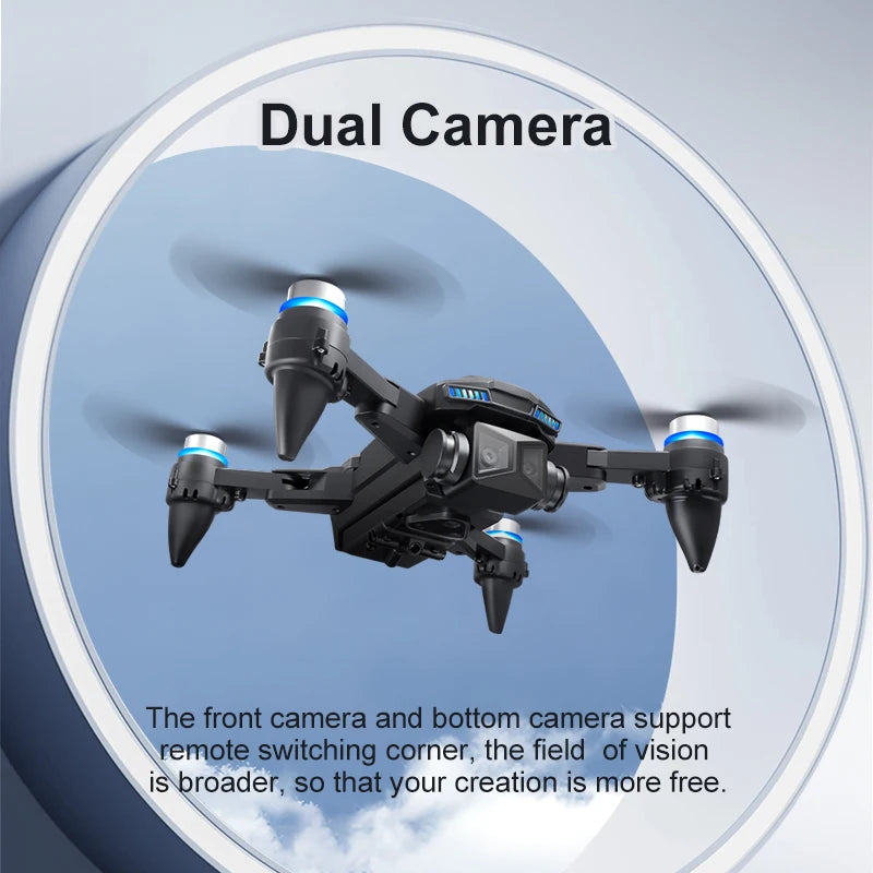 2025 NEW D5 Drones 4K HD Professional Remote Control Helicopter Plane RC Dron With Screen obstacle avoidance FPV Quadcopter Toys