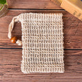1PC New Natural Exfoliating Soap Bags Handmade Sisal Soap Bags Natural Mesh Soap Saver Pouch Holder Bath Soap Holder bathroom