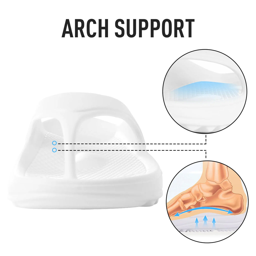 Bebealy Women Orthopedic Slippers With Arch Support Outdoor Men Slippers Soft Antiskid Home Slippers Indoor EVA Cloud Slippers