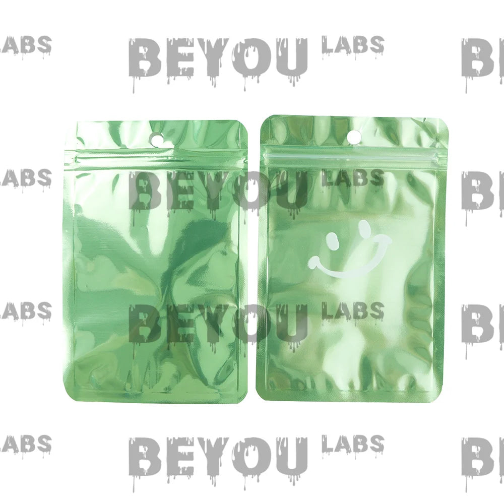 3.5g Plastic Standing Opp Pouches Matte Laser Smell Proof Zipper Self Sealed 1G Aluminum Foil Packaging Cookie Gummy Chocolate