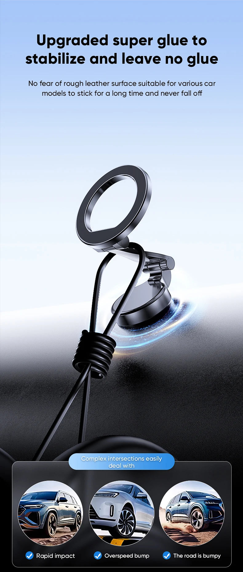 1080 Magsafe Car Phone Holder For Vehicles Mobile Support For The Car Cell Phone Holder in Car For iPhone 17 16 Pro Max Plus