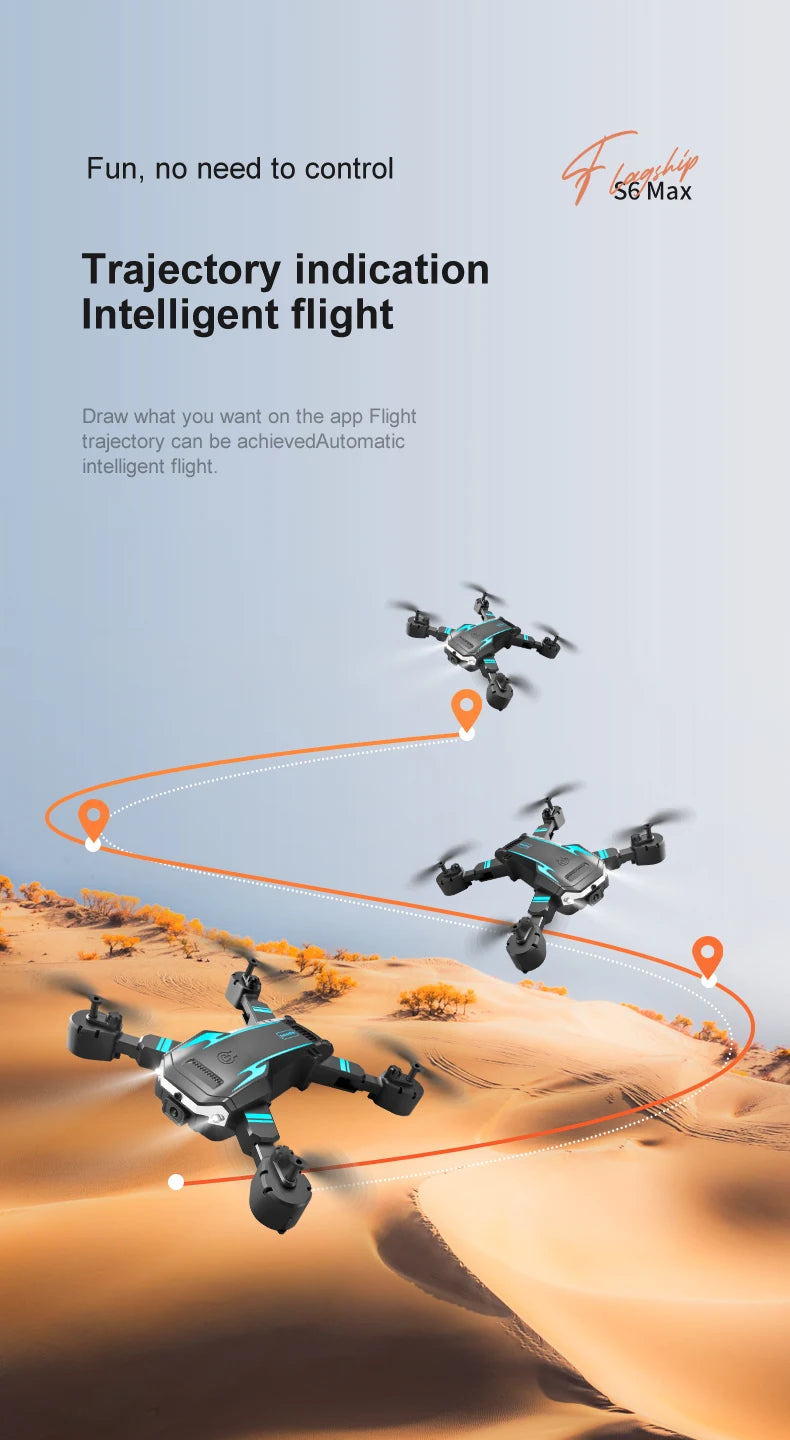 2025 NEW S6 Drone 5000M 8K 5G Professional Aerial Photography HD Wifi FPV Avoiding Flow Obstacles Four Rotors Helicopter Toy