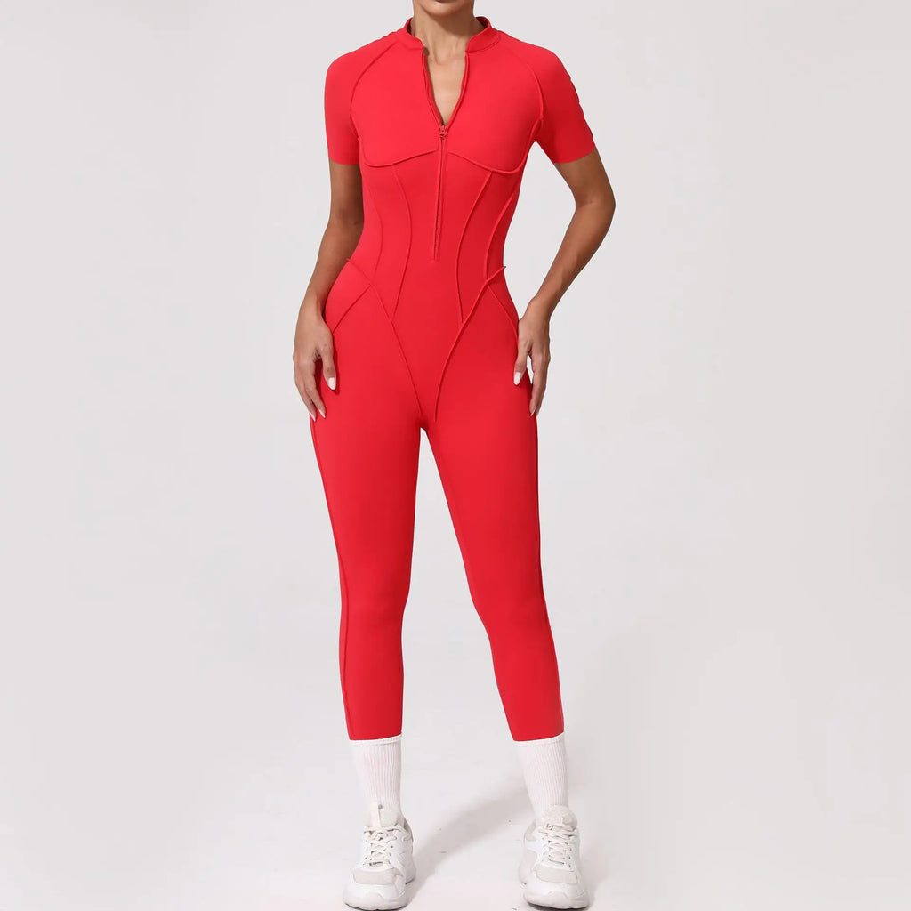 2025 New Style Women Yoga Apparel Workout Suit Gym Clothing Outdoors Sports Suit Short Sleeves Long Pants Suit Fitness Suit Set