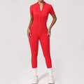 2025 New Style Women Yoga Apparel Workout Suit Gym Clothing Outdoors Sports Suit Short Sleeves Long Pants Suit Fitness Suit Set