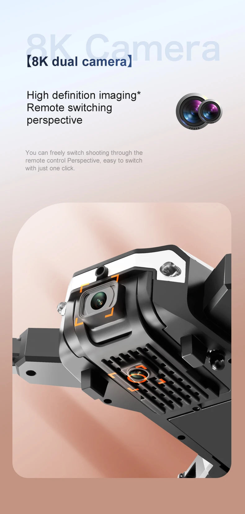 2025 NEW S6 Drone 5000M 8K 5G Professional Aerial Photography HD Wifi FPV Avoiding Flow Obstacles Four Rotors Helicopter Toy