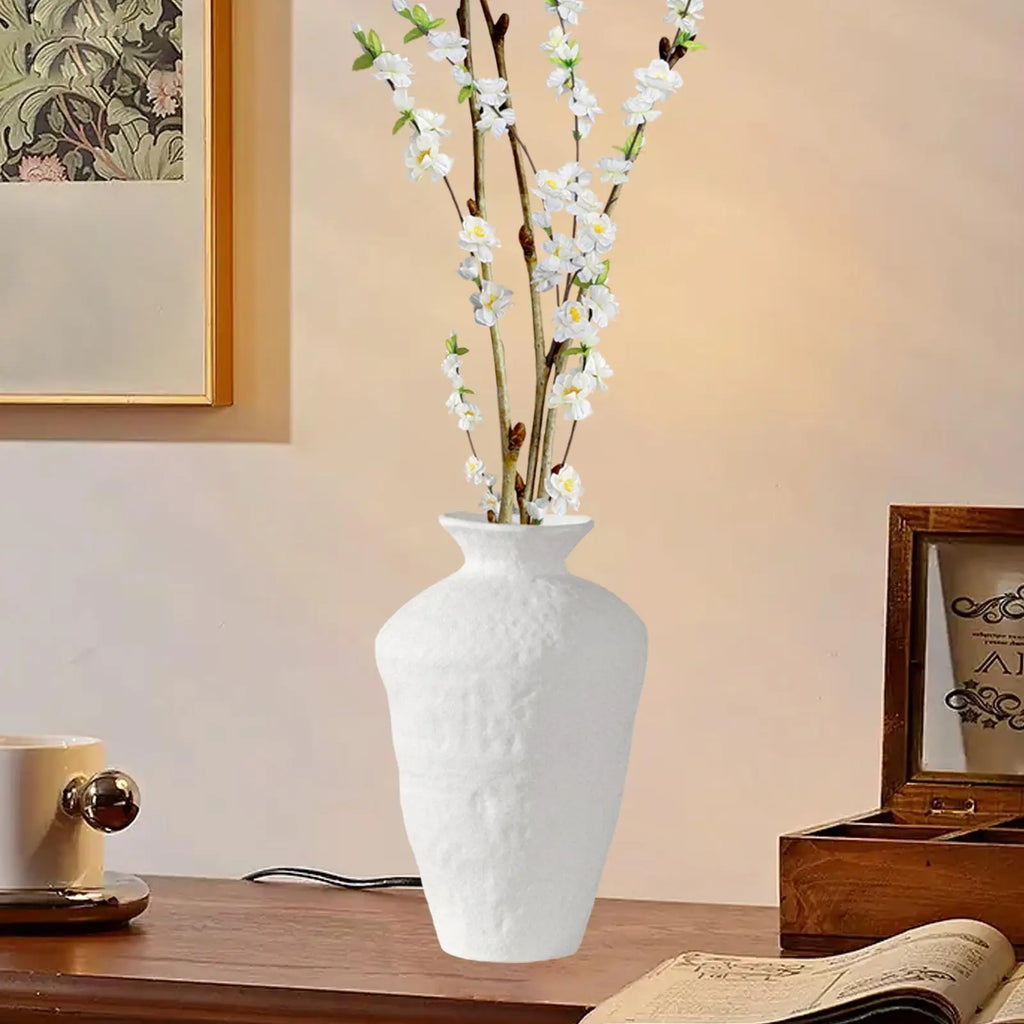 Ceramic Flower Vase,Minimalism Style Decoration,Nordic Style Modern Flower Pot,Art Vase for Desk Office Table Decoration