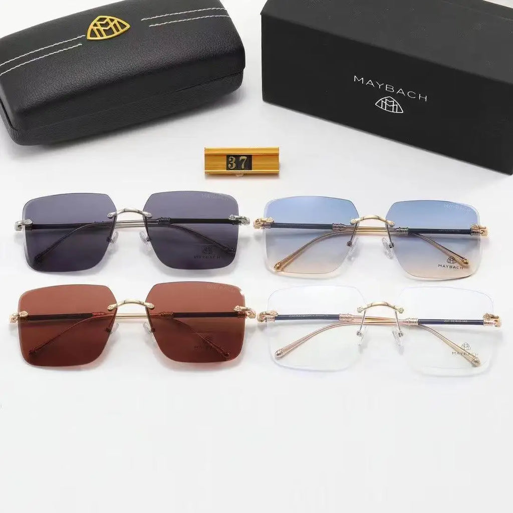 Car HighEnd Luxury Leisure Frameless Sunglasses Maybach S Class GLS480 GLS600 S450 S480 S500 S580 S600 S650 S680 Fashion Goggles