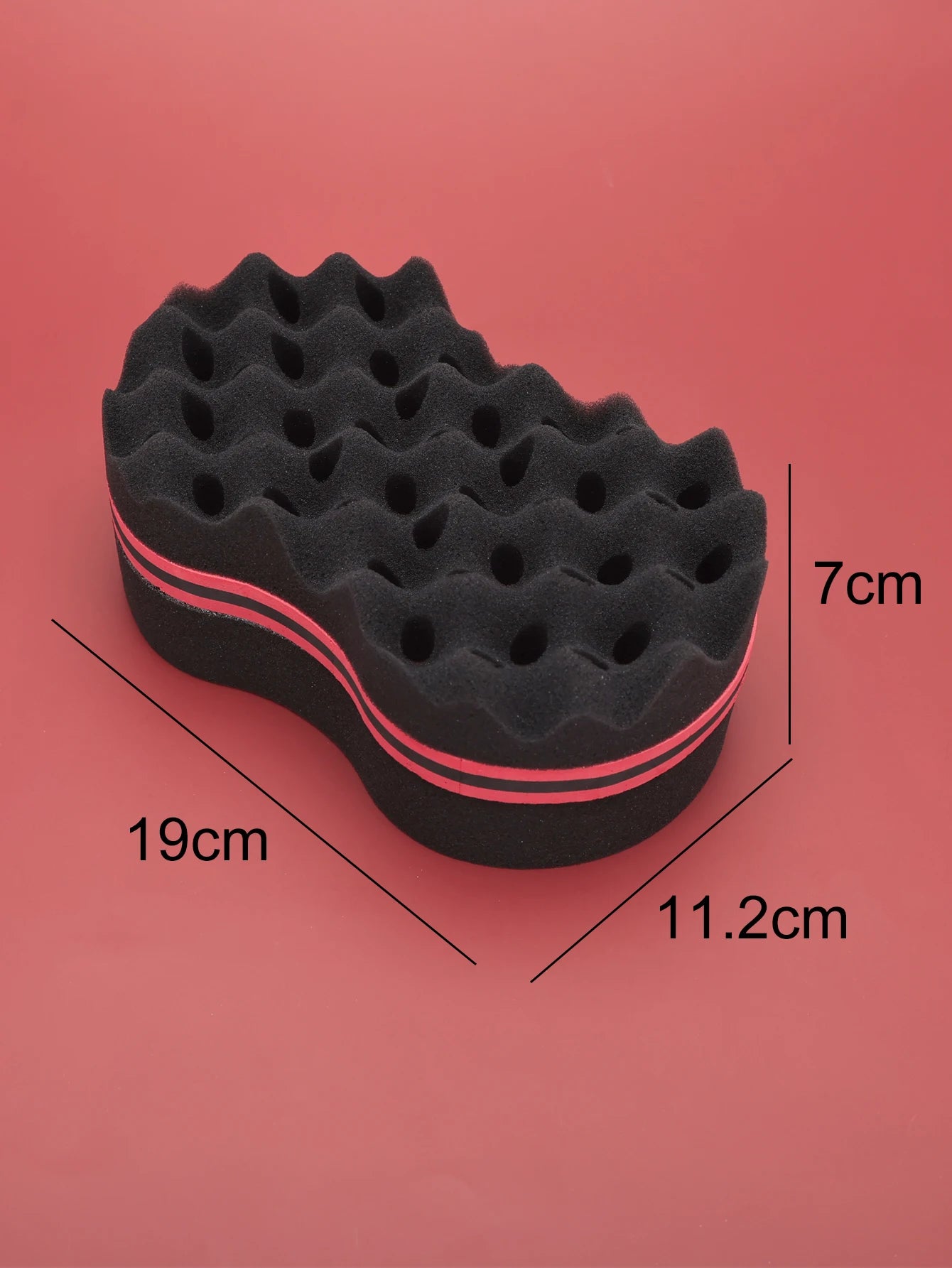 African Magic Barber Sponge Double Sided Magic Hair Curl Weave Dreads Sponge Brush Hair Brush For Black Man Hair Twist Sponge