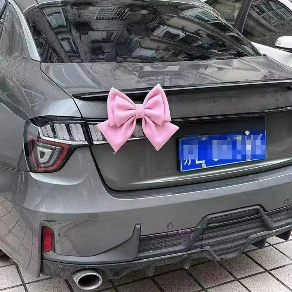 Car Bow Pink Car Accessories for WomenExterior Cute Car Decor Fits All Car ModelsEnhances Car Aesthetics