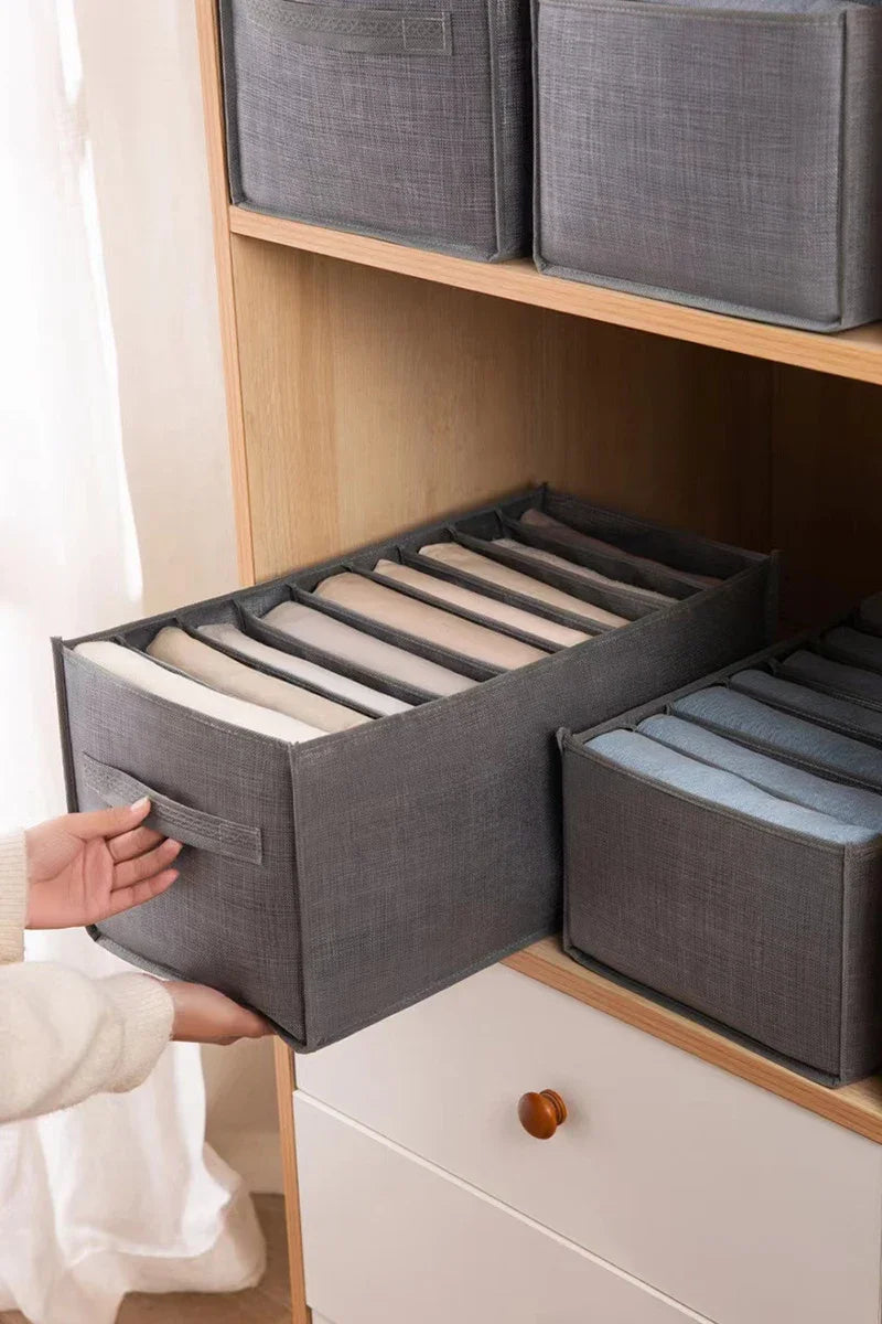 Clothes Storage Box Underwear Bra Organizer Storage Box Wardrobe Organizer Drawers Separator Boxes Home Storage Supplies