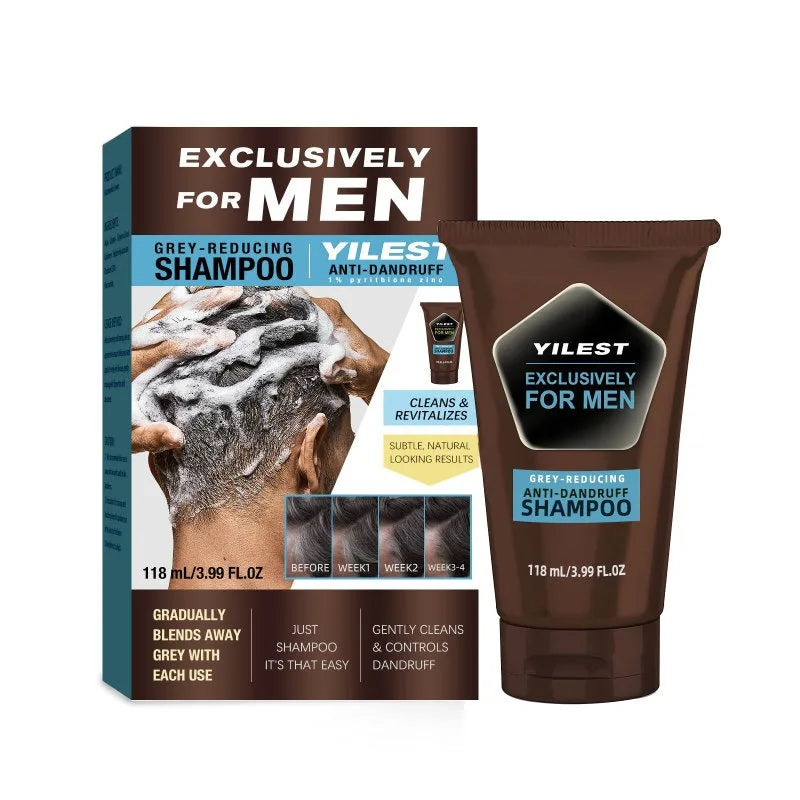 Anti Dandruff Shampoo Deep Clean Nourish Hair Roots Darken Hair Strengthen Hair 118ml Moisturizing Scalp Care Shampoo