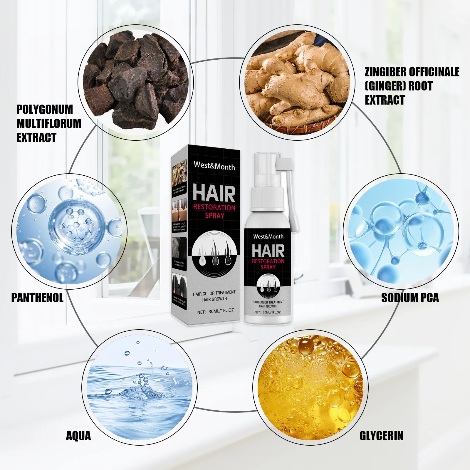 Black Hair Spray Natural Black Hair White Hair Coverage Colour Showing Long Lasting Smooth Strong Hair Botanical Herbal Spray