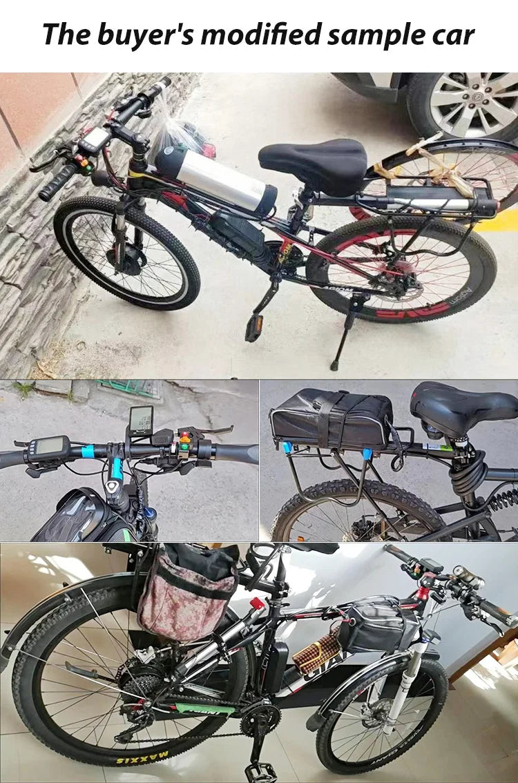 Electric Bike kit with ebike electric bicycle kit 20 26'' 27.5 700C 500W Front Rear Electric Wheel Hub Motor