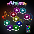 5V Led Esports Atmosphere Light Bluetooth Quantum Lamp Smart App RGB Remote Control Background Wall Bedroom DIY Decor Wall Lamp