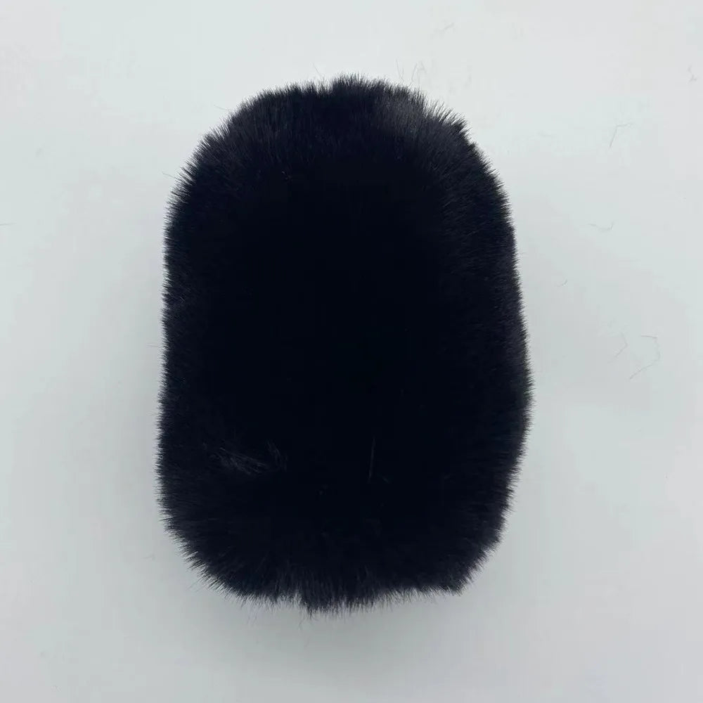 Blue Mantis Dead Cat  Artifical Fur Windscreen Muff Windshield Sponge For HyperX Mic Pop Filter Sponge Foam Cover For Quadcast S