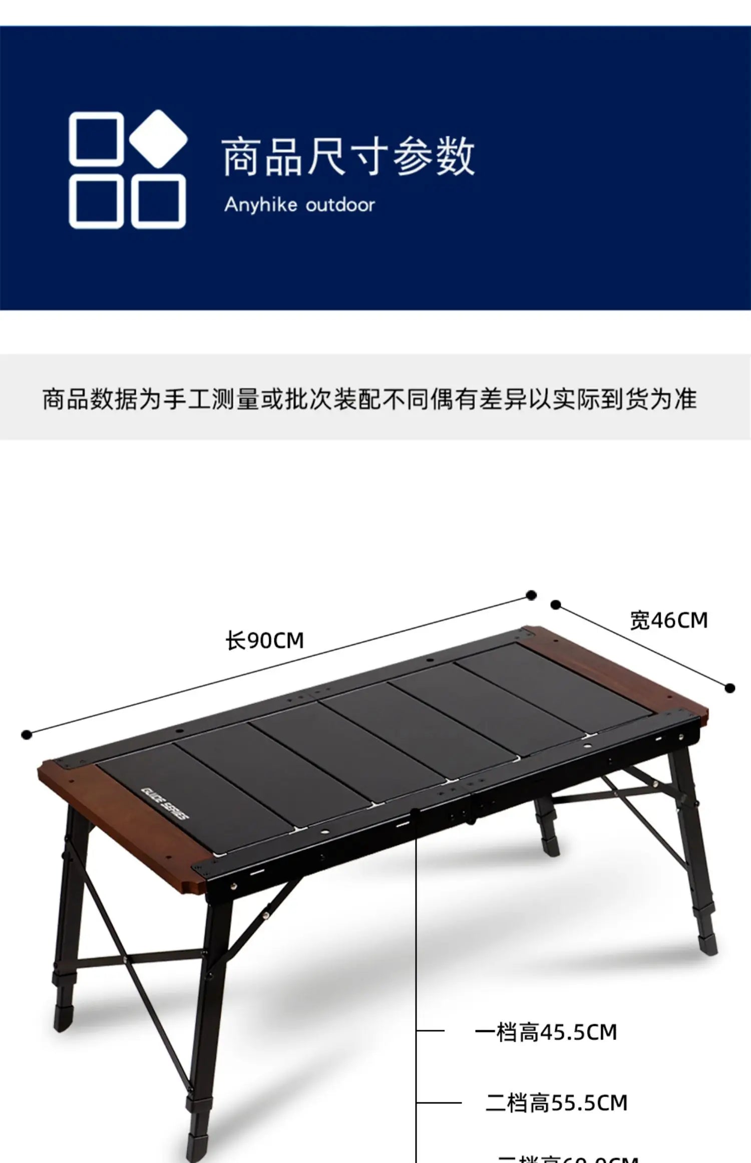 Dining Waterproof Outdoor Table Black Balcony Portable Backyard Outdoor Table Garden Camping Tuinmeubelsets Patio Furniture