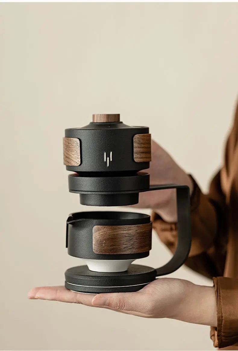 Ceramic automatic tea set, home tea making, office high-end and atmospheric complete set of tea set