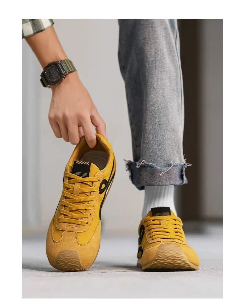 Casual Sneakers 2025 New Men's Breathable Four Seasons Outdoor Soft Sole Comfortable Running Shoes Student Sneakers
