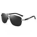 1PC Top Aluminum Magnesium Square Polarized  Photochromic Sunglasses Men Sun Glasses Safety Driving Oculos De Sol Masculino
