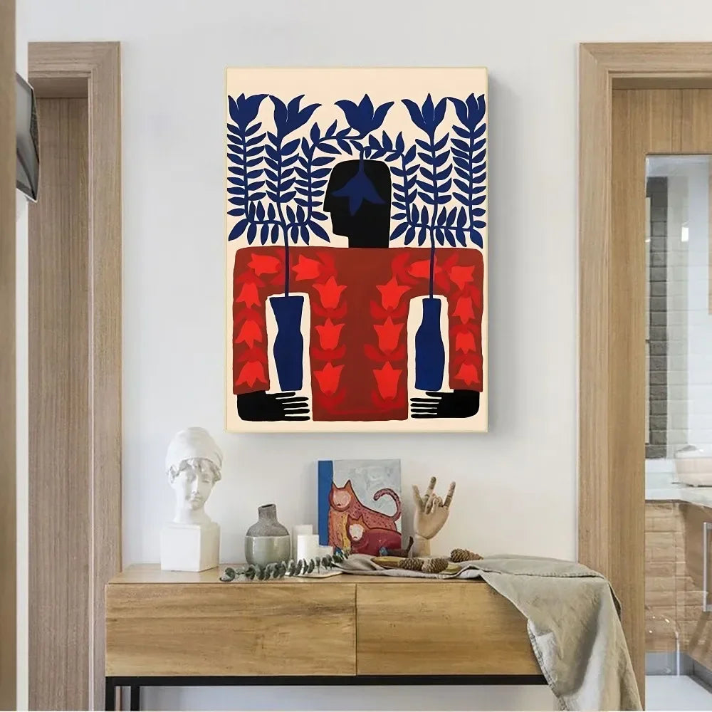 Ancient Egypt Abstract Anime Poster No Framed Kraft Club Bar Paper Vintage Poster Wall Art Painting Bedroom Study Stickers
