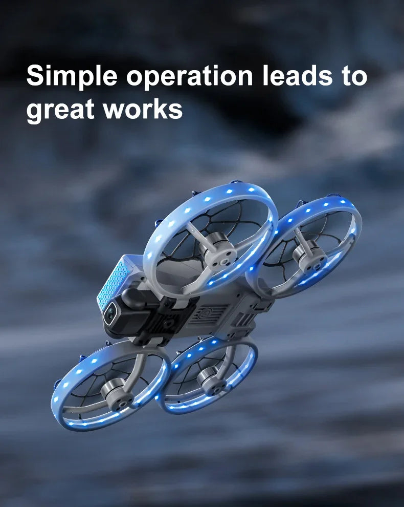 droneS 4k professional 10km  brushless optical flow folding dual mirror professional aerial photography with servo gimbal drone
