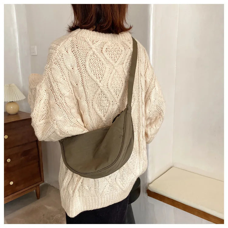 Convenient casual nylon women's crossbody bag shoulder bag large capacity handbag women's travel shopping bag women's wallet
