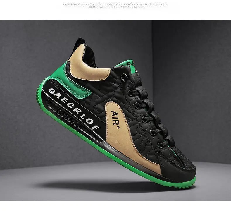 2025 New Men Sneakers Fashion Thick Sole Men Casual Shoes Luxury Breathable Outdoor Male Running Shoes Lace-Up Mens tennis Shoes