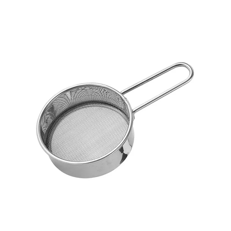 1/3Pcs/Set Stainless Steel Wire Fine Mesh Oil Strainer Flour Colander Sieve Sifter Pastry Baking Tools Kitchen Accessories