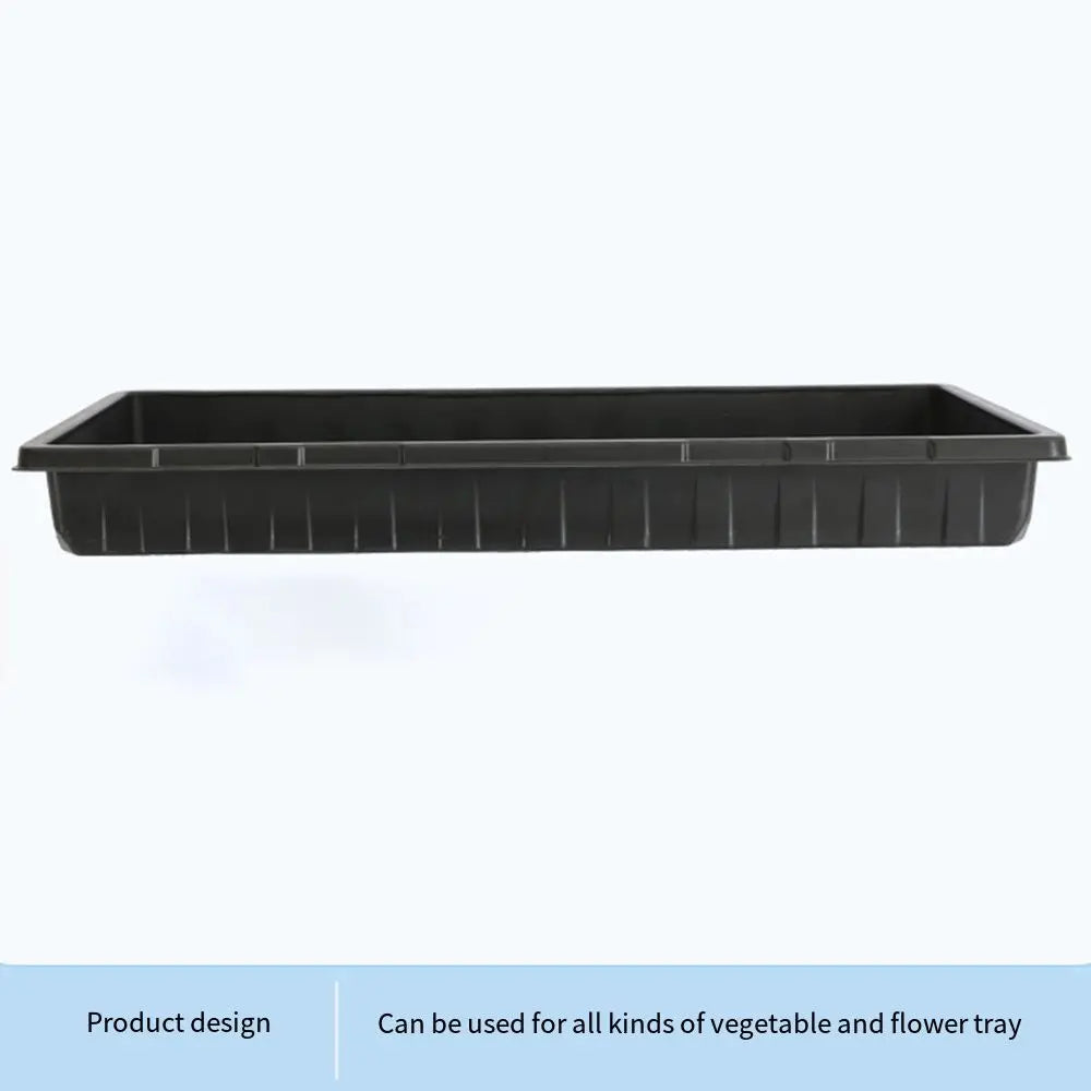 10Pcs Plastic Growing Trays No Holes Seed Propagation Tray Durable Nursery Seedling Trays Reusable Seed Germination Trays