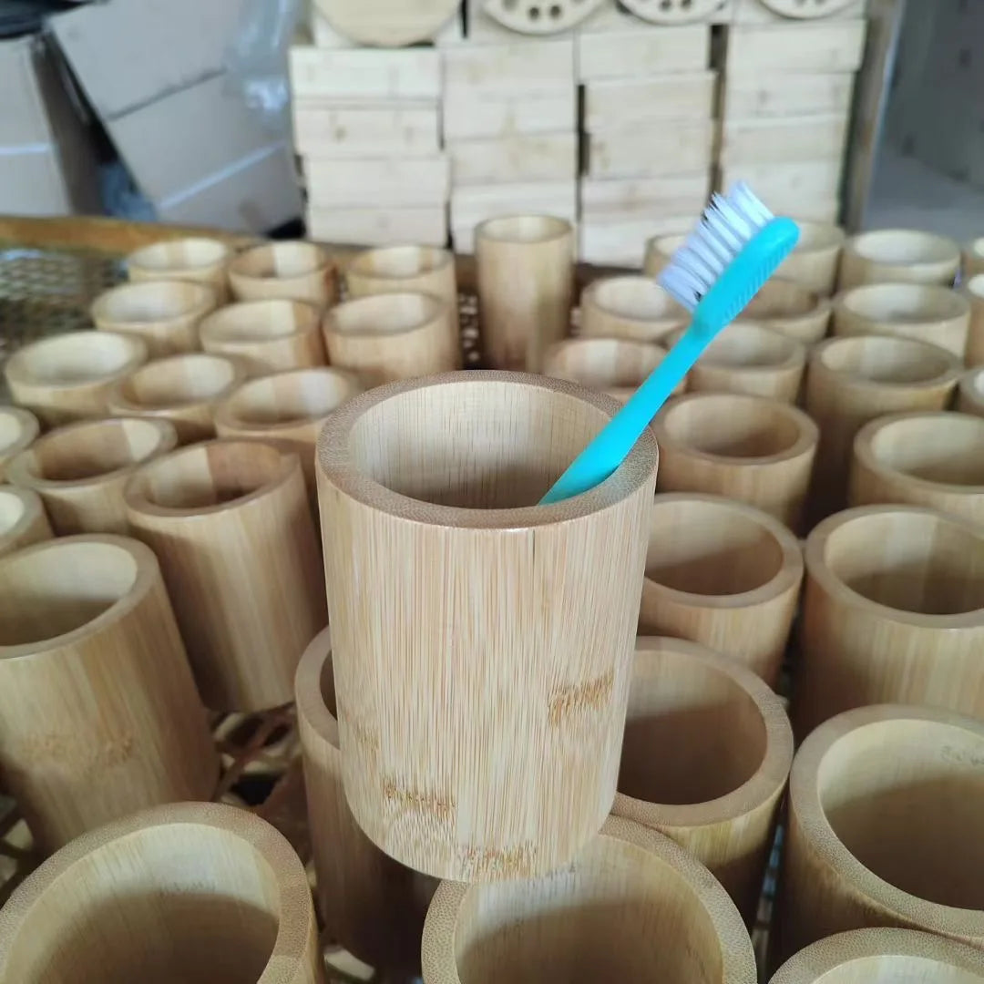 15oz bamboo Soap and Lotion Dispenser Bottle Bathroom Accessories Set, bamboo Soap Dispenser Bottle Refillable Liquid Pump Bottl