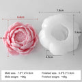 DIY Flowers Series Silicone Mold Handmade Aroma Candle Plaster Resin Mold Floral Form Rose Peony Chocolate Candy Baking Tool