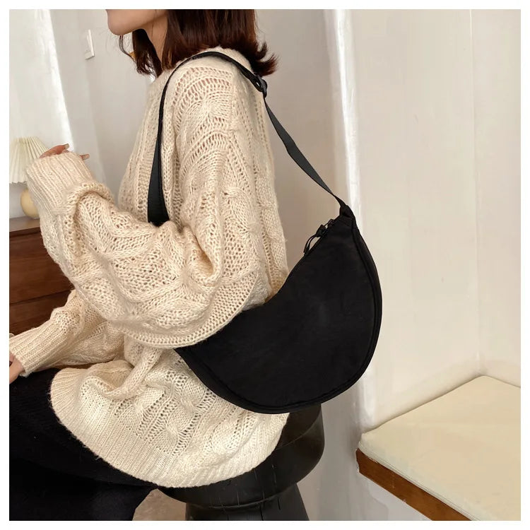 Convenient casual nylon women's crossbody bag shoulder bag large capacity handbag women's travel shopping bag women's wallet