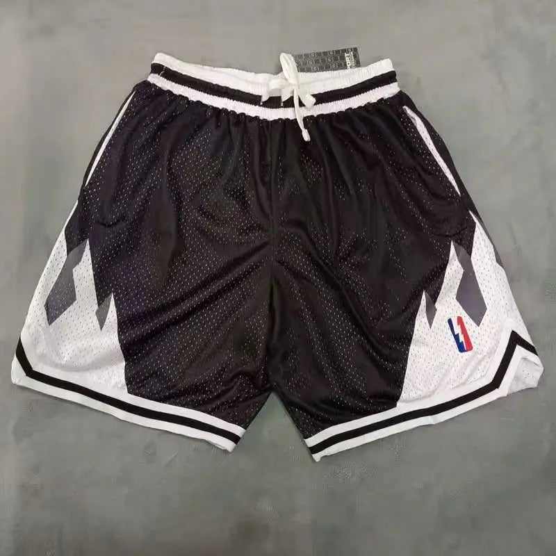 American Retro Embroidered Sports Shorts Men's Loose Casual Simple Personalized Four-point Basketball Pants Male Sportswear