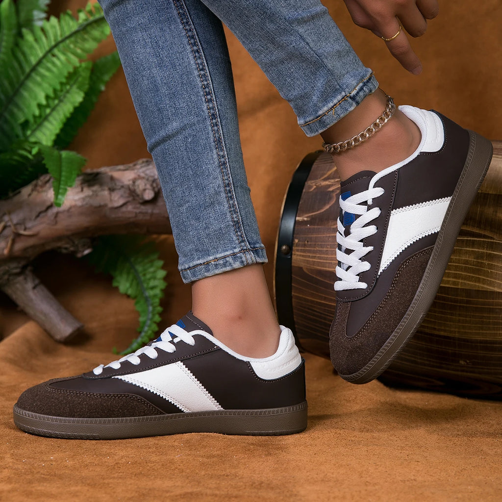 ELUVA Womans Comfortable Sneakers for Men Women White Lightweight Shoes Non Slip Walking Shoes Casual Couple Sneakers Sport
