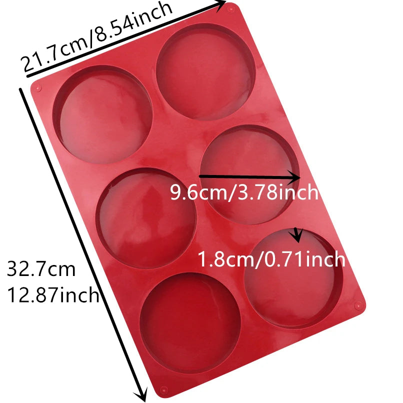 Cylinder Silicone Mold for Soap Jelly Pudding Resin Chocolate Cookie Mold hocolate Covered Sandwich Tool Candy Cake Baking Pan