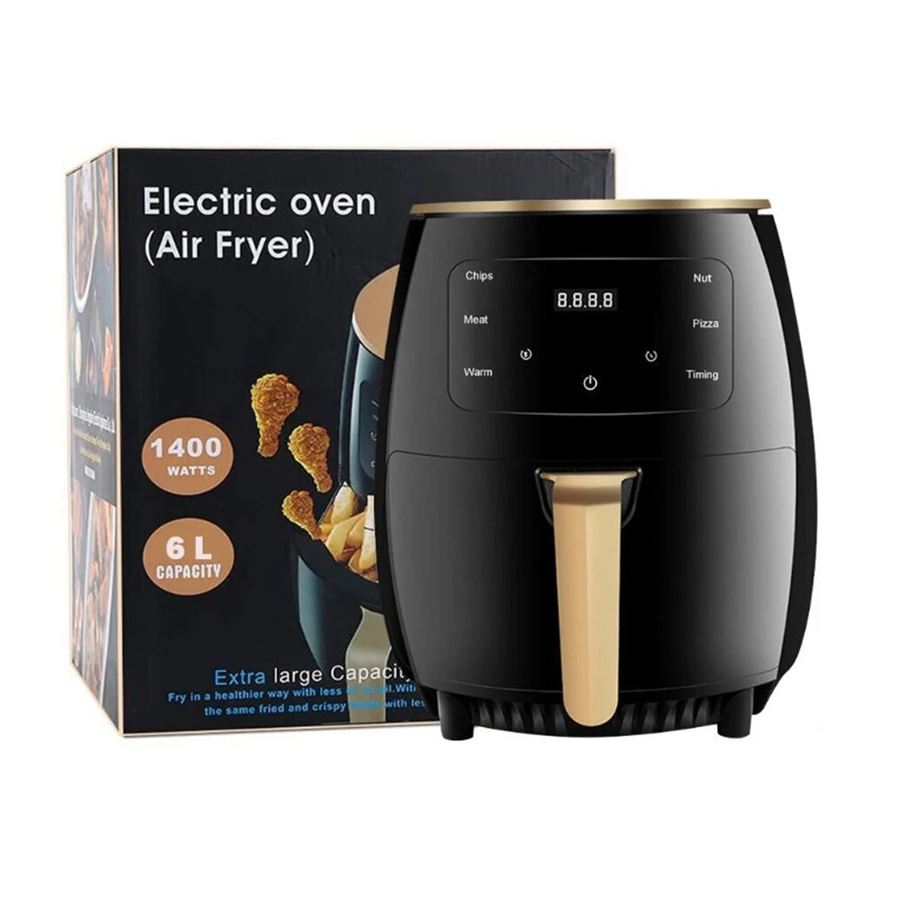 6L Air fryer Multi-functional intelligent touch screen oven Large capacity Electro mechanical deep fryer for home airfryer