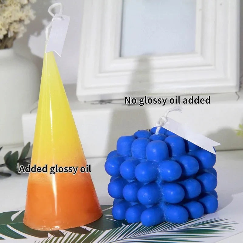 100ml/bottle Candle Gloss Making Materials Mirror Bright Oil Candle Surface Without Flame Retardant Brightener DIY Aromatherapy