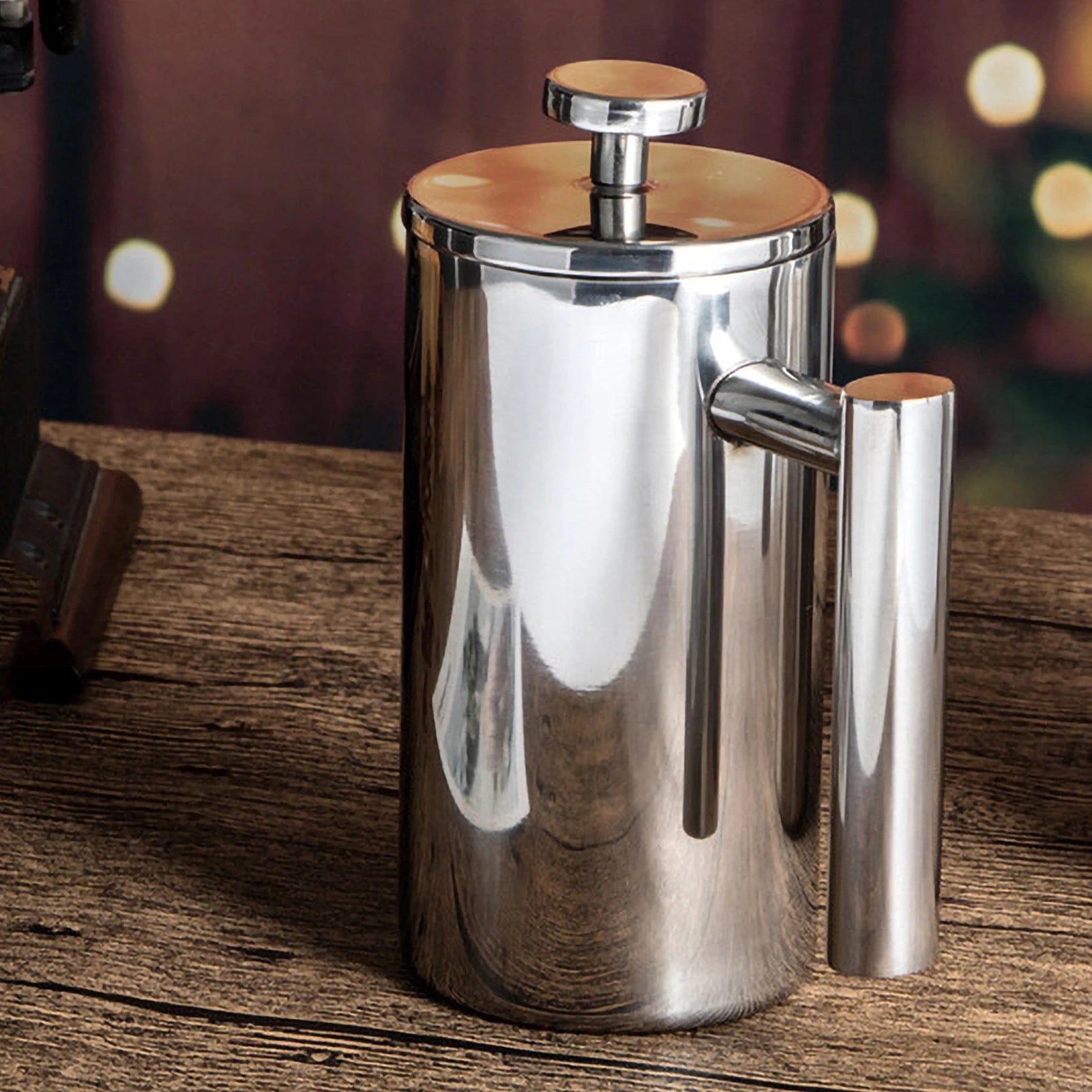 Coffee Maker Stainless Steel Double Walled Insulated Coffee   Maker Pot 350ml/800ml/1000ml French Press