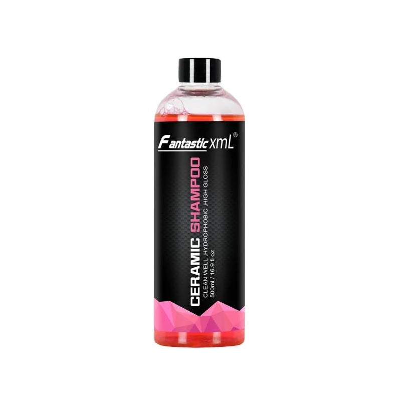 Concentrate Car Wash Shampoo with Wax High Gloss Ceramic Soap  Superior Surface Cleanser Automotive Washing Shampoo 500ml