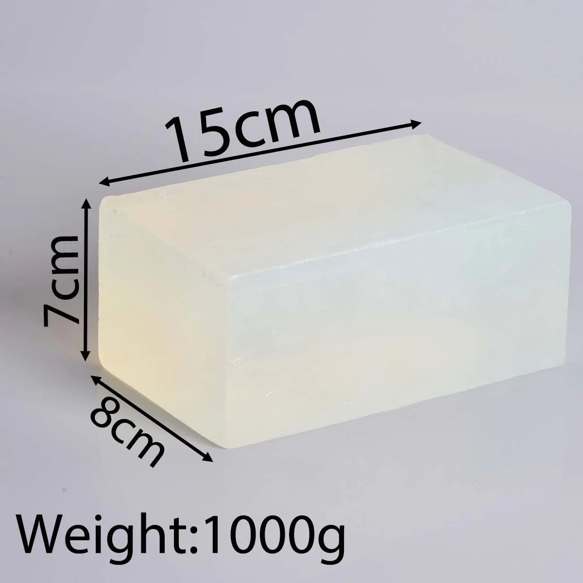 1000g Glycerin Soap Base DIY Handmade Soap Base Transparent White Melt Pour Making Soap Aromath Bath Raw Materials Wholesale