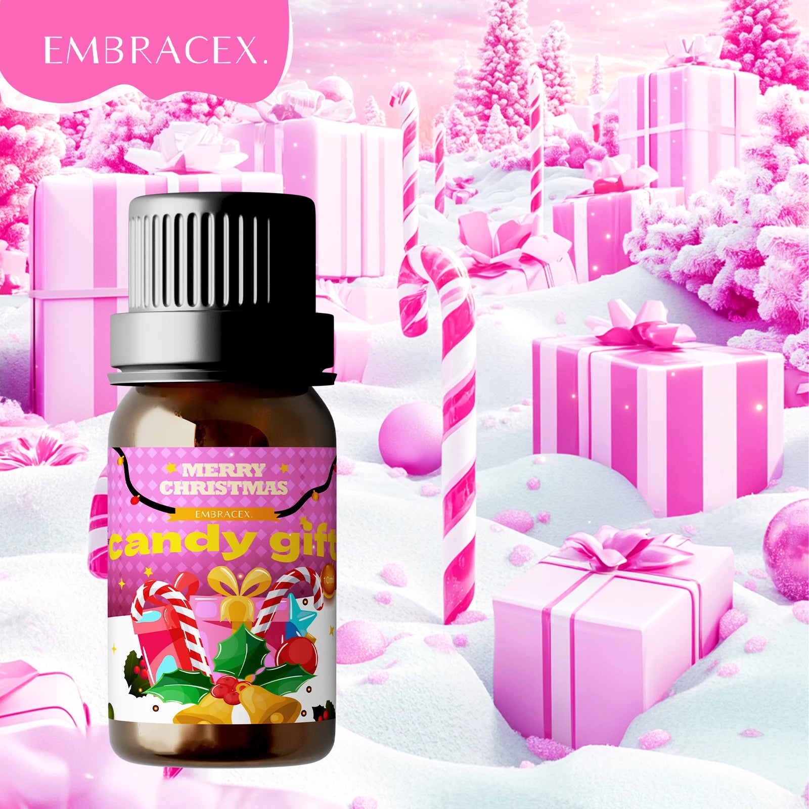 10ml Candy Gifts Essential Oil For Candle Scents Soap Making & Diffuse Scents Gift Set For For Christmas Day