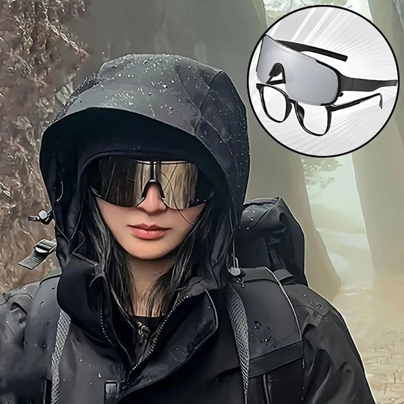 Cycling Sunglasses Glasses Cover Over Myopia Prescription Glasses Glasses Sports Men Women Goggles Protective Glasses Eyewear