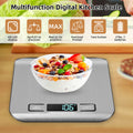 Digital Kitchen Scale LED Display 10kg/1g Stainless Steel Panel Electronic Scales Home Jewelry Food Snacks Weighing Baking Tools