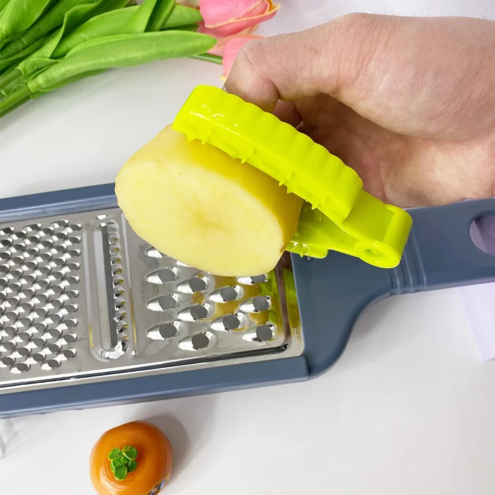 1pc Multifunctional Finger Guard for Food Cutting! Kitchen Essential, Protect Fingers While Slicing Veggies, Potatoes & More