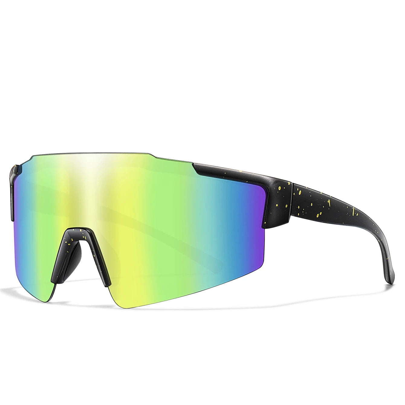 Brand 100 Cycling Sunglasses for Men and Women UV400 Protection 5 colors Big Frame Running Fishing Sports Eyewear