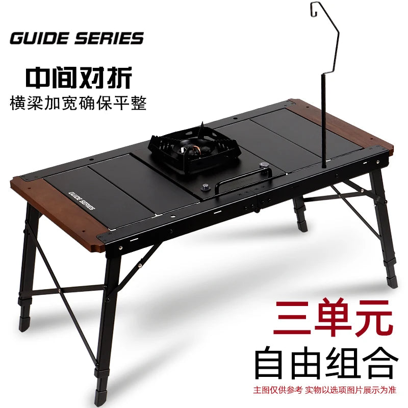 Dining Waterproof Outdoor Table Black Balcony Portable Backyard Outdoor Table Garden Camping Tuinmeubelsets Patio Furniture