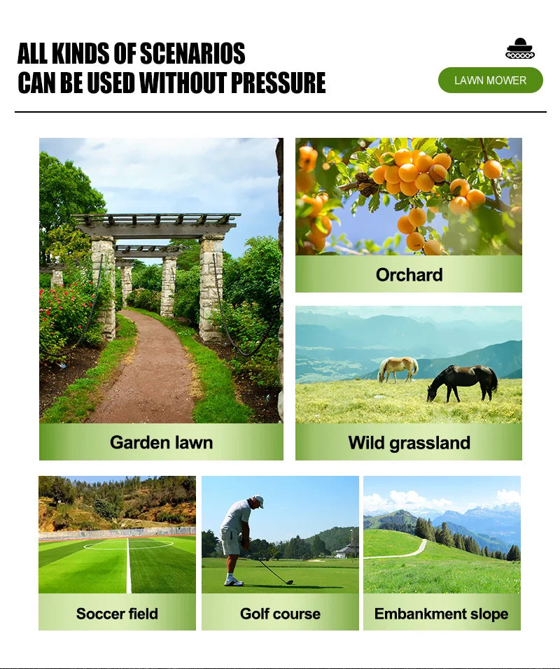 Customized Zero-Turn Discounted Lawn Mower - Remote-Controlled All-Terrain Self-Propelled Robot with 550mm Cutting Width