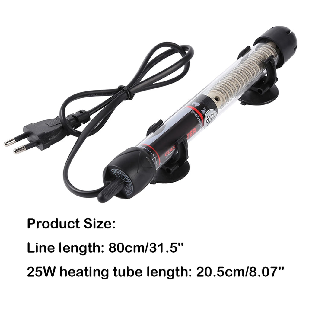 25-300W Fish Tank Heating Rod Adjustable Temperature Thermostat Heater Automatic Thermostat Rod Aquatic Aquariums Accessories